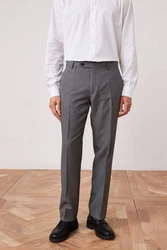 Next Slim Fit Hose ohne Bundfalte Grau/Hellgrau/Dunkelgrau