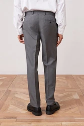 Next Slim Fit Hose ohne Bundfalte Grau/Hellgrau/Dunkelgrau
