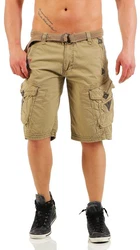 Geographical Norway Cargoshorts G-PERLE unifarben / camouflage
