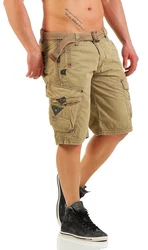 Geographical Norway Cargoshorts G-PERLE unifarben / camouflage