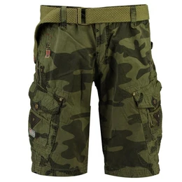 Cargoshorts Herren Shorts G-PERLE (mit abnehmbarem Grtel) Shorts, kurze Hose, unifarben / camouflage