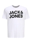 Jack & Jones T-Shirt JJECORP LOGO Schwarz/Hellblau/Weiß Jack & Jones T-Shirt JJECORP LOGO Schwarz/Hellblau/Weiß