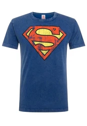 LOGOSHIRT T-Shirt DC Comics Superman Blau/Hellblau