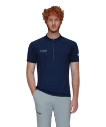 Mammut T-Shirt Aenergy FL Half Zip T-Shirt Dunkelblau/Blau