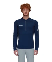 Mammut Longsleeve Aenergy FL Half Zip Dunkelblau/Blau