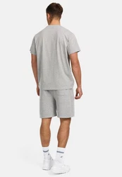 Indicode Sweatshorts Comfy Grau/Hellgrau