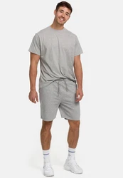 Indicode Sweatshorts Comfy Grau/Hellgrau