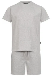 Indicode Sweatshorts Comfy Grau/Hellgrau