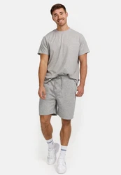 Indicode Sweatshorts Comfy Grau/Hellgrau