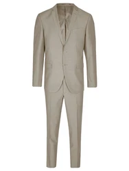 SteffenKlein Anzug SLIM FIT Khaki/Beige/Braun/Grau/Lila