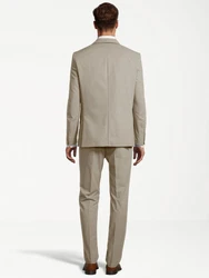 SteffenKlein Anzug SLIM FIT Khaki/Beige/Braun/Grau/Lila