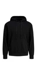 Jack & Jones Longsweatshirt JORELLIOT SWEAT HOOD Schwarz