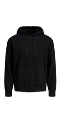 Jack & Jones Longsweatshirt JORELLIOT SWEAT HOOD Schwarz