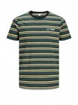 Jack & Jones Kurzarmshirt JCOJET TEE SS CREW NECK Dunkelgrün/Grün/Türkis
