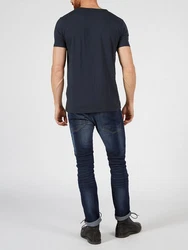 Petrol Industries T-Shirt V-Ausschnitt (2er-Pack) Dunkelblau/Blau