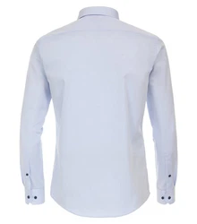 Redmond Businesshemd Slim Fit Hellblau/Dunkelblau/Blau