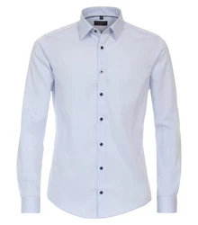 Redmond Businesshemd Slim Fit Hellblau/Dunkelblau/Blau