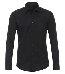 Redmond Businesshemd Slim Fit Schwarz