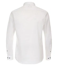 Redmond Businesshemd Slim Fit Weiß/Creme