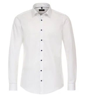 Redmond Businesshemd Slim Fit Weiß/Creme