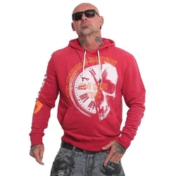YAKUZA Hoodie Time Trouble Rot/Rosa/Dunkelrot