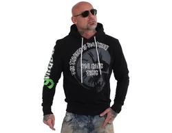 YAKUZA Hoodie Time Trouble Grün/Schwarz/Rot