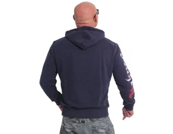 YAKUZA Hoodie Time Trouble Rot/Dunkelblau/Orange/Hellblau