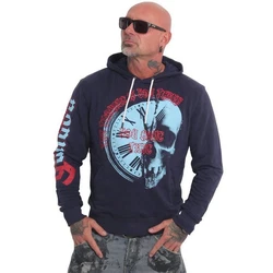 YAKUZA Hoodie Time Trouble Rot/Dunkelblau/Orange/Hellblau