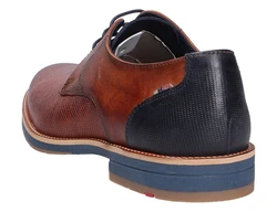 Lloyd Schnürschuh Modischer Schnitt Orange/Braun/Beige