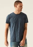 GARCIA T-Shirt marine/rauchblau/weiß