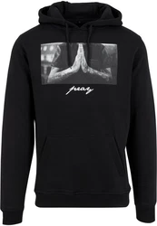 Mister Tee Herren Pray Hoody Kapuzenpullover Schwarz/Weiß/Grau