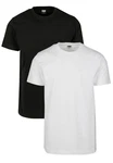 URBAN CLASSICS T-Shirt Urban Classics Herren Basic Tee Weiß/Schwarz