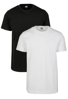 URBAN CLASSICS T-Shirt Urban Classics Herren Basic Tee Weiß/Schwarz