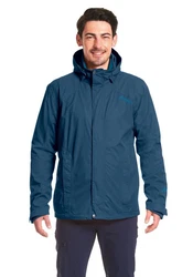 Maier Sports Funktionsjacke Metor M Packaway Funktion Dunkelblau/Blau/Hellblau