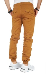 Styleko Cargohose 8009 Braun/Khaki/Orange
