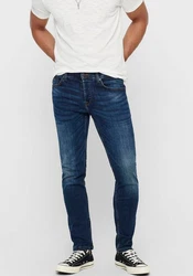 Only & Sons Jeans Weft (1-tlg) Hellblau/Dunkelblau/Blau