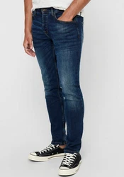 Only & Sons Jeans Weft (1-tlg) Hellblau/Dunkelblau/Blau