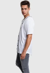 URBAN CLASSICS T-Shirt Baseball Mesh Jersey Weiß/Schwarz/Creme