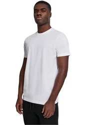 URBAN CLASSICS T-Shirt Urban Classics Herren Basic Tee Weiß/Schwarz