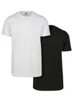 URBAN CLASSICS T-Shirt Urban Classics Herren Basic Tee Weiß/Schwarz