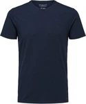 SELECTED HOMME T-Shirt NEW PIMA Dunkelblau/Blau
