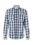 TOM TAILOR Langarmhemd INDIGO CHECK indigo