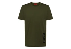 HUGO T-Shirt RN Relaxed mit UV-Schutz Dunkelgrün/Khaki