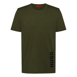 HUGO T-Shirt RN Relaxed mit UV-Schutz Dunkelgrün/Khaki