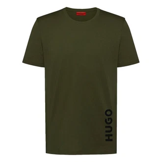 HUGO T-Shirt RN Relaxed mit UV-Schutz Dunkelgrün/Khaki HUGO T-Shirt RN Relaxed mit UV-Schutz Dunkelgrün/Khaki