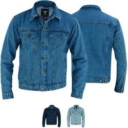 BULLDT Motorradjacke BLD312J Blau/Hellblau/Dunkelblau