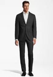 SteffenKlein Anzug Slim Fit Dunkelgrau/Grau
