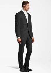 SteffenKlein Anzug Slim Fit Dunkelgrau/Grau