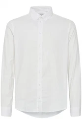 Casual Friday Langarmhemd CFAnton LS BD Fil a Fil Shirt Weiß/Creme/Grau