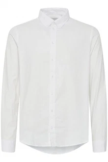 Casual Friday Langarmhemd CFAnton LS BD Fil a Fil Shirt Weiß/Creme/Grau